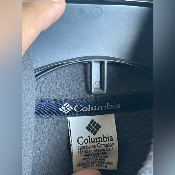 Columbia Sportswear Mens Fleece Jacket Full Zip Long Sleeve Green Size Medium - Picture 5 of 9